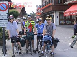 Group photo at Gstaad taken by a friendly German tourist